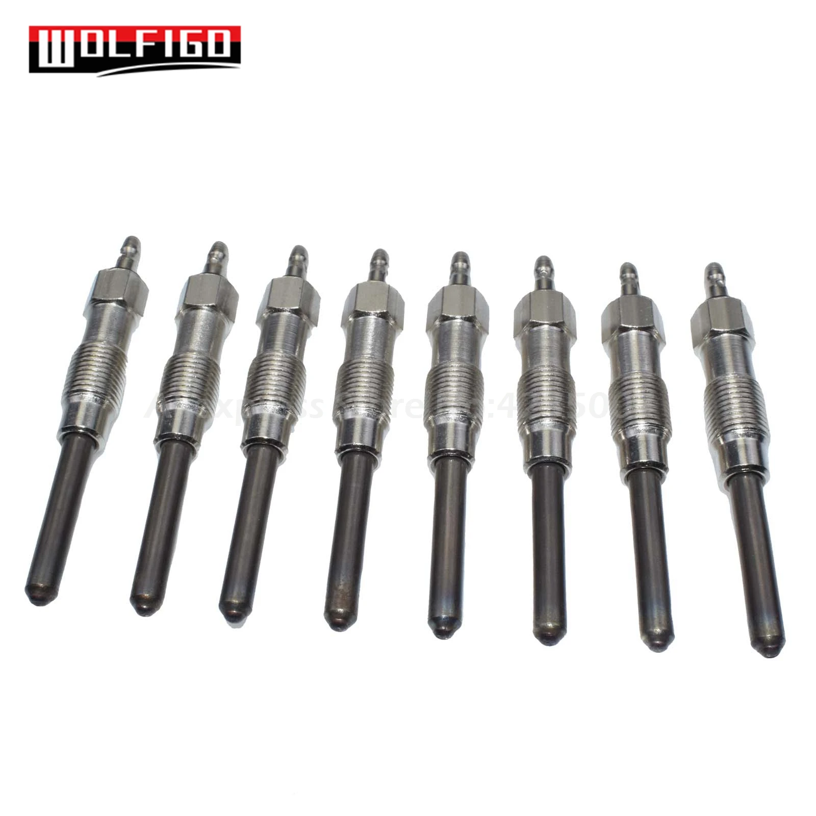 WOLFIGO 1 / 8PCS 6.5 L 6.2 L  Glow Plugs M998 M1035 M1037 For Hummer 5584164,12338771, 6A843G115,5584164