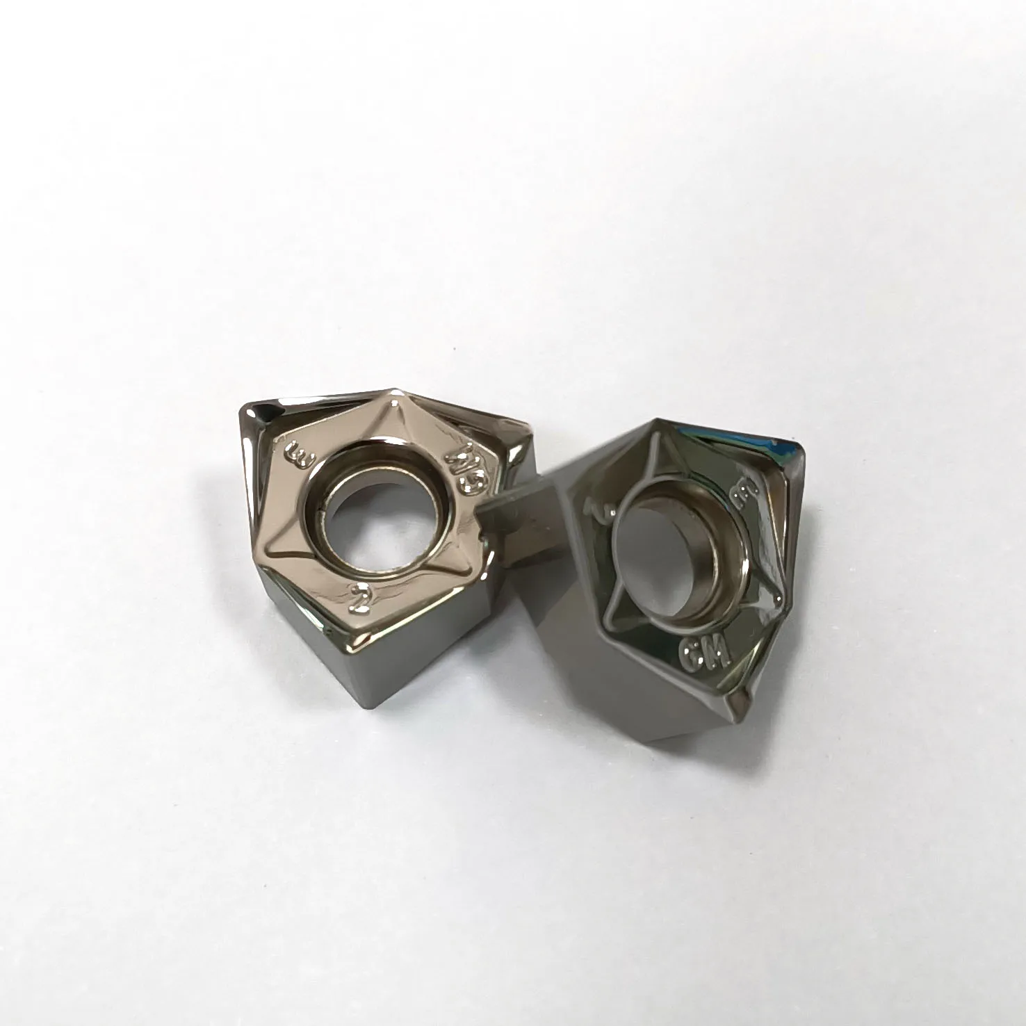 Phay CNC Công Cụ Chèn Lưỡi Dao WNMU080608-GM Cho Nhôm Đồng Roughing Gia Công