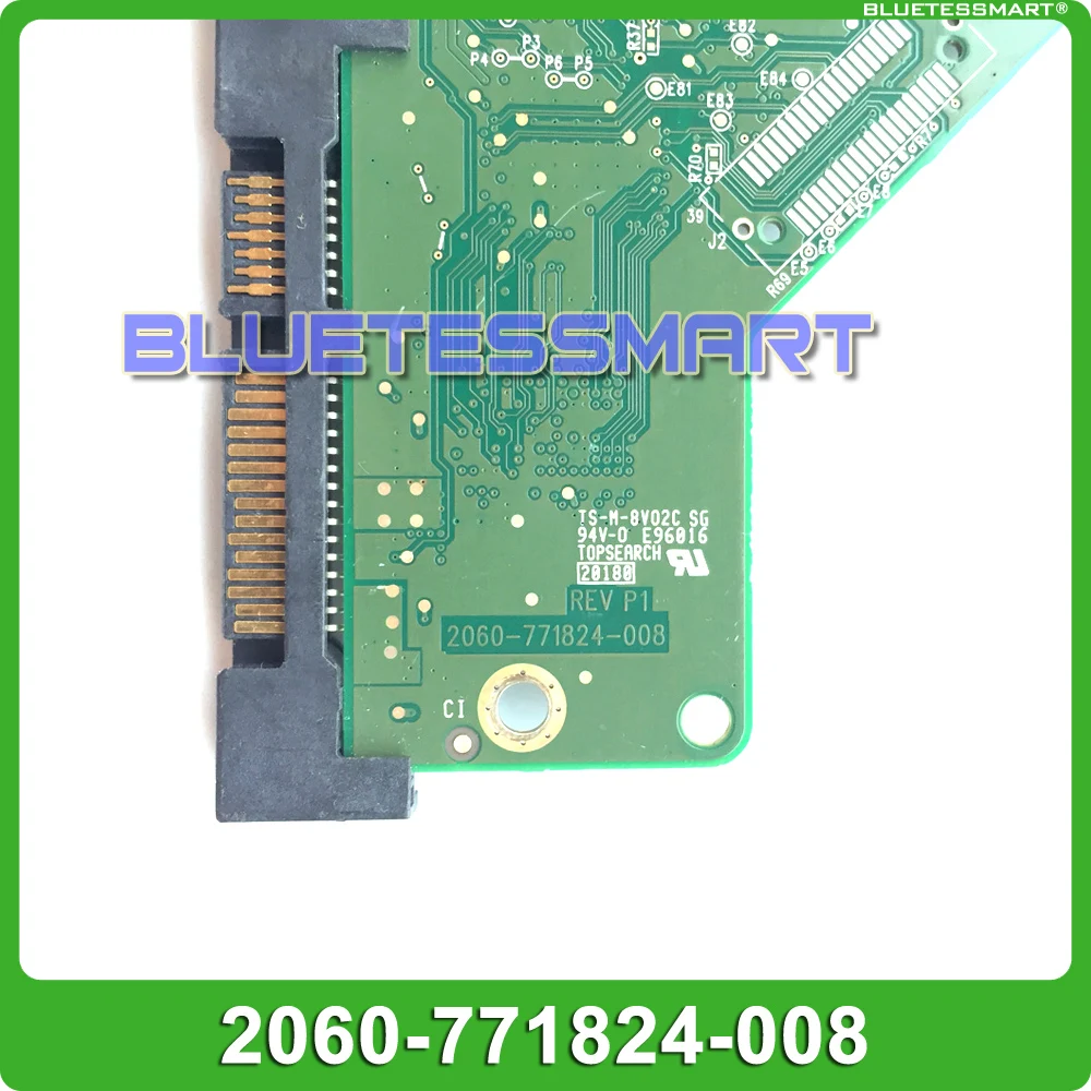 HDD PCB logic board 2060-771824-008 REV A/P1 for WD 3.5 SATA hard drive WD10EZRX repair data recovery