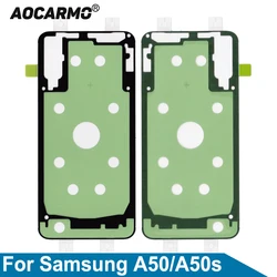 Aocarmo For Samsung Galaxy A50 A8S A50s Back Cover Adhesive Rear Housing Back Door Sticker