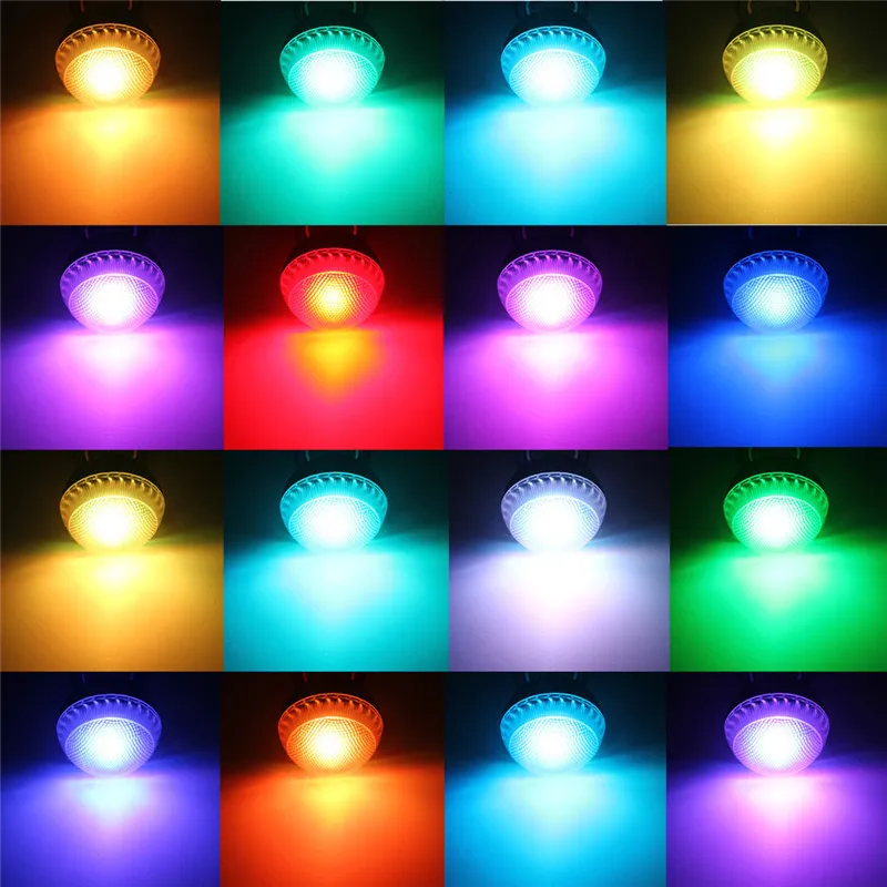 Risparmio energetico E27 9W RGB LED lampadina lampada 16 cambia colore con telecomando IR per supporto domestico Dropshipping