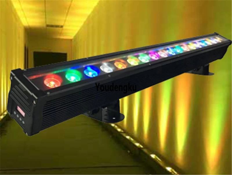 

10pcs led dot lyre ip65 led wall washer 18x10W RGBW 4in1 DMX IP65 1M LED Wall Wash Bar strip waterproof rgbw lighting