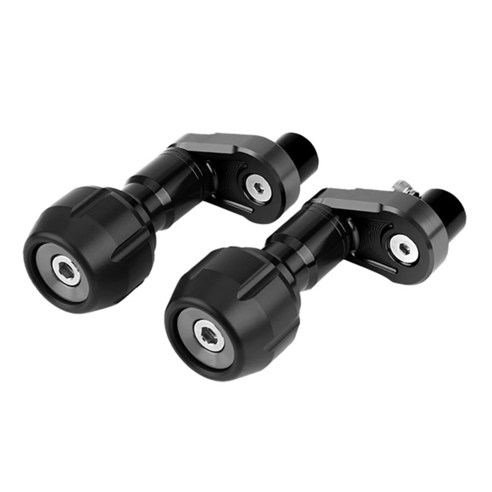 Preto motocicleta modificações de alumínio caindo proteção quadro slider carenagem guarda bater almofada protetor para kawasaki ninja400