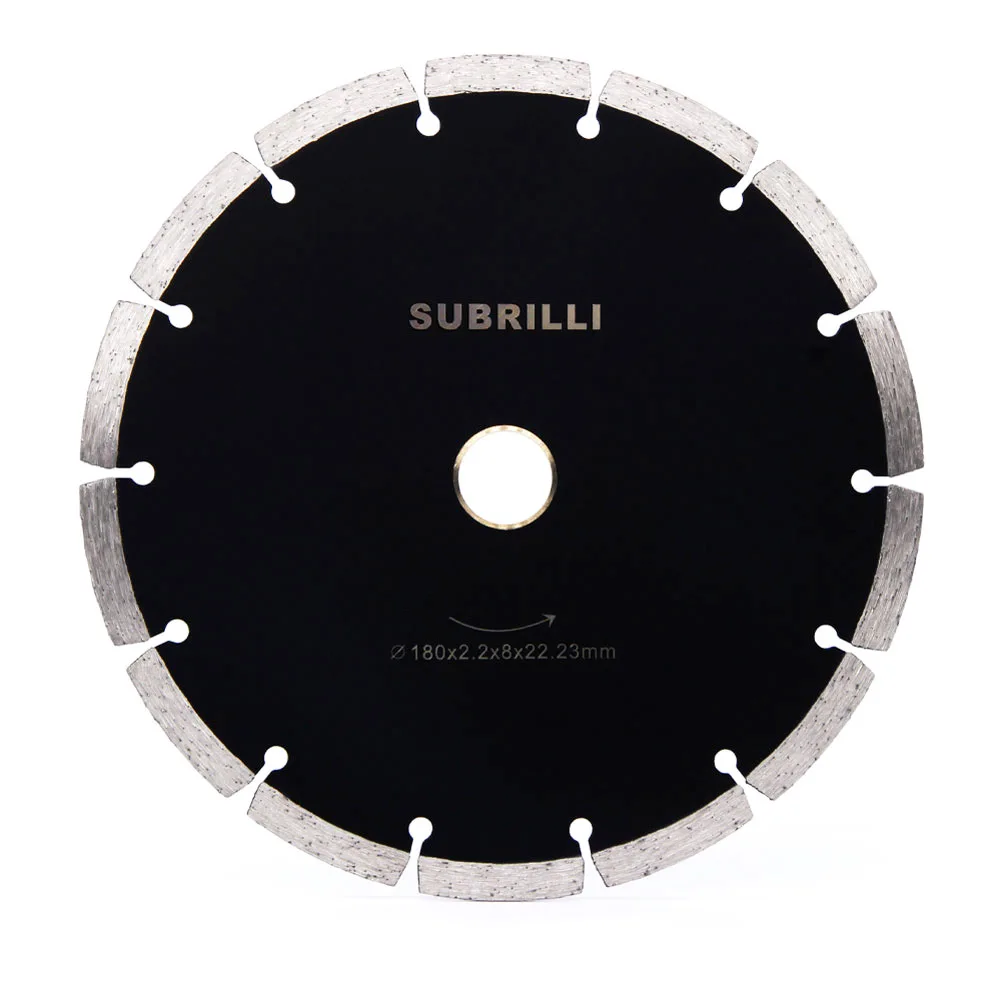 Dry Cutting Disc 7 Inch 180mm Diamond Turbo Saw Blade Hot Pressed For Marble Granite Concrete Cut Plate Masonry