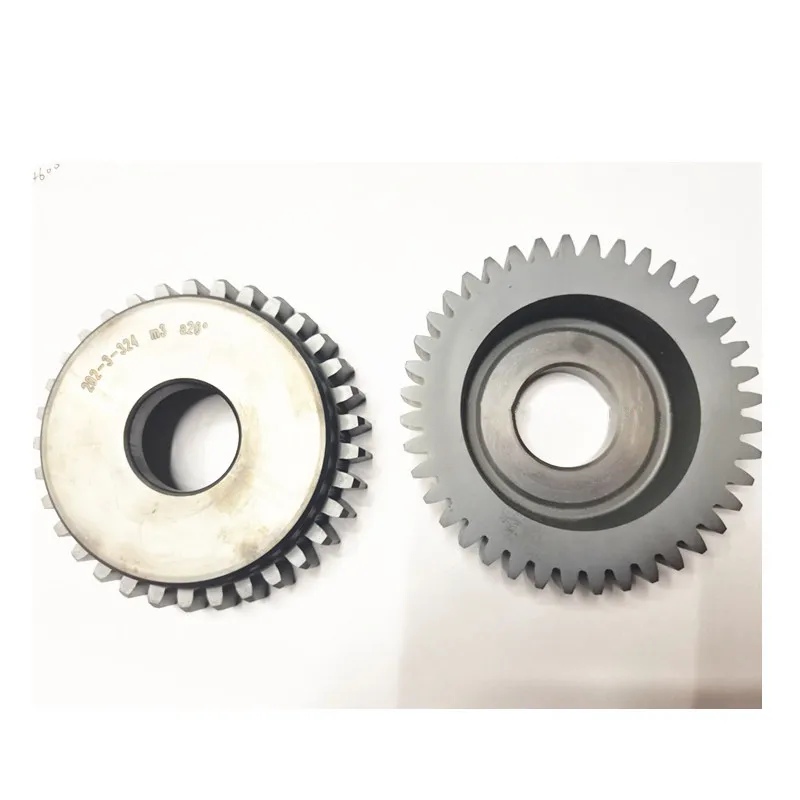 PA20 درجة وعاء نوع والعتاد المشكل القاطع مع D63mm M0.5 M5 الحلاقة ، طحن و سكيفينغ القرص مستقيم الأسنان والعتاد القاطع