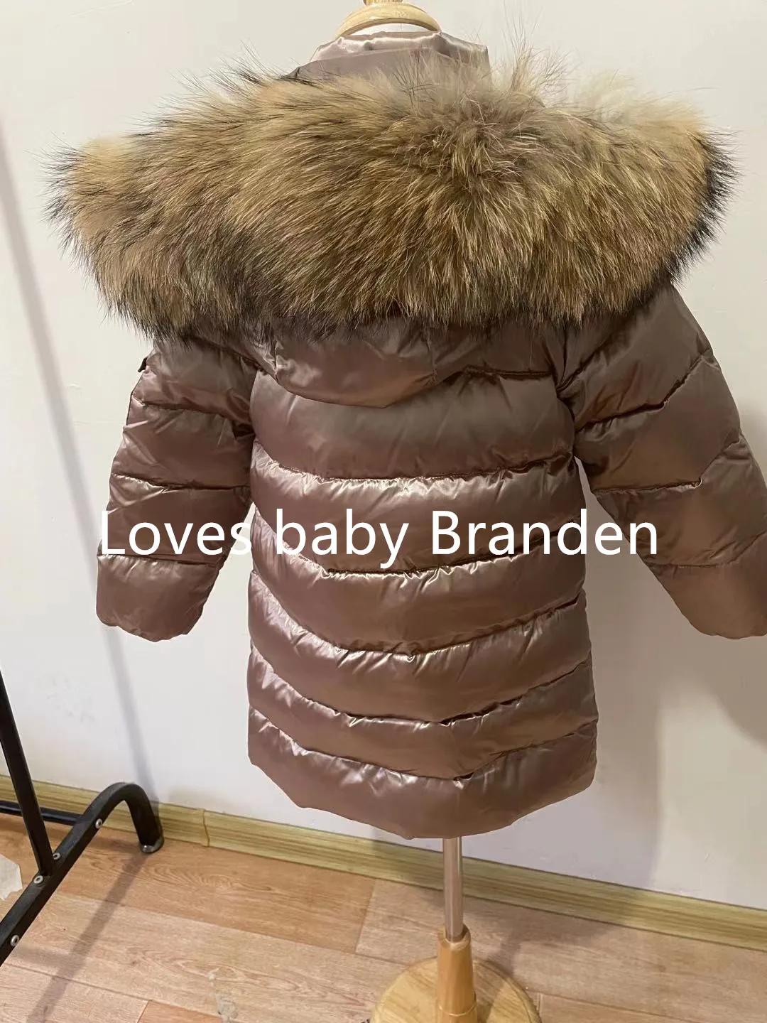 Children Girl Boy Winter Real Fur Thickened Down Jackets 90 Down Long Coat Jacket Overcoat 1-12Y Baby Kids Clothing -30 Outwear