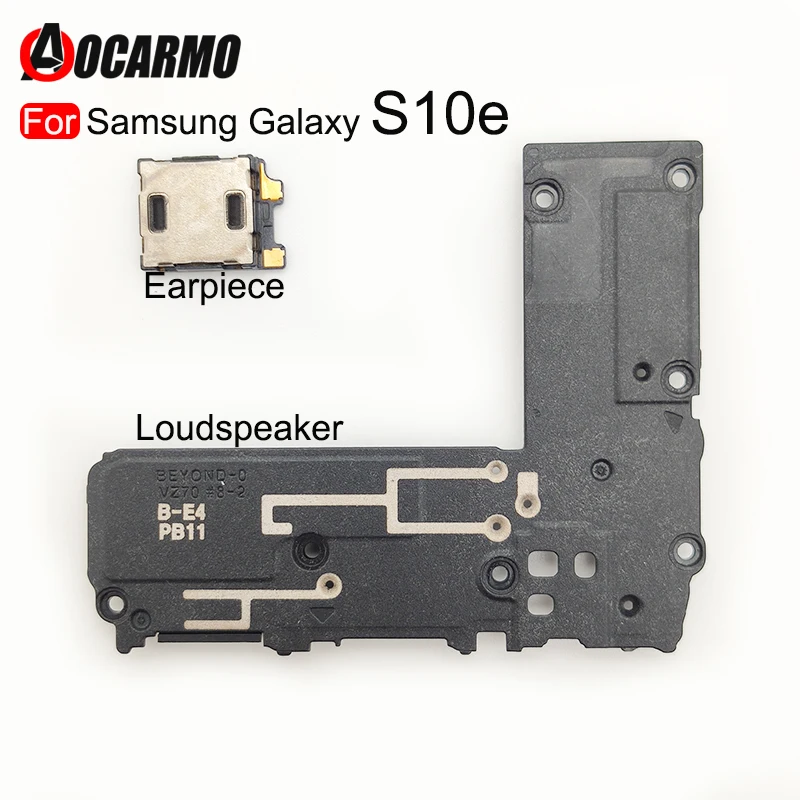 For Samsung Galaxy S10E G970 S10e Front Top Earpiece Earphone Ear Speaker Bottom Loudspeaker Flex Cable Repair Part