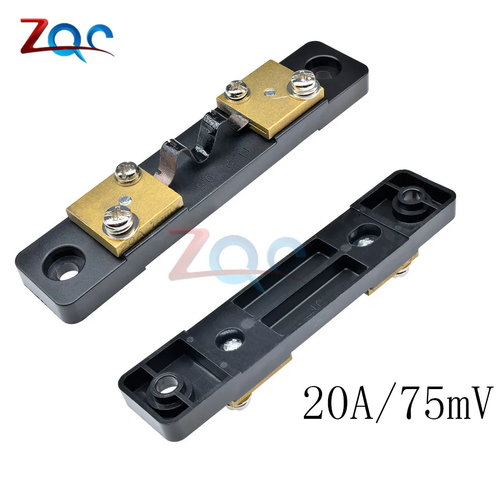 Bên ngoài Shunt FL-2 200A 100A 50A 30A 20A 10A / 75mV Hiện Nay Đồng Hồ Đo Điện Trở Shunt cho Ampe Kế Vôn Kế Wattmeter Đa-Đồng hồ đo