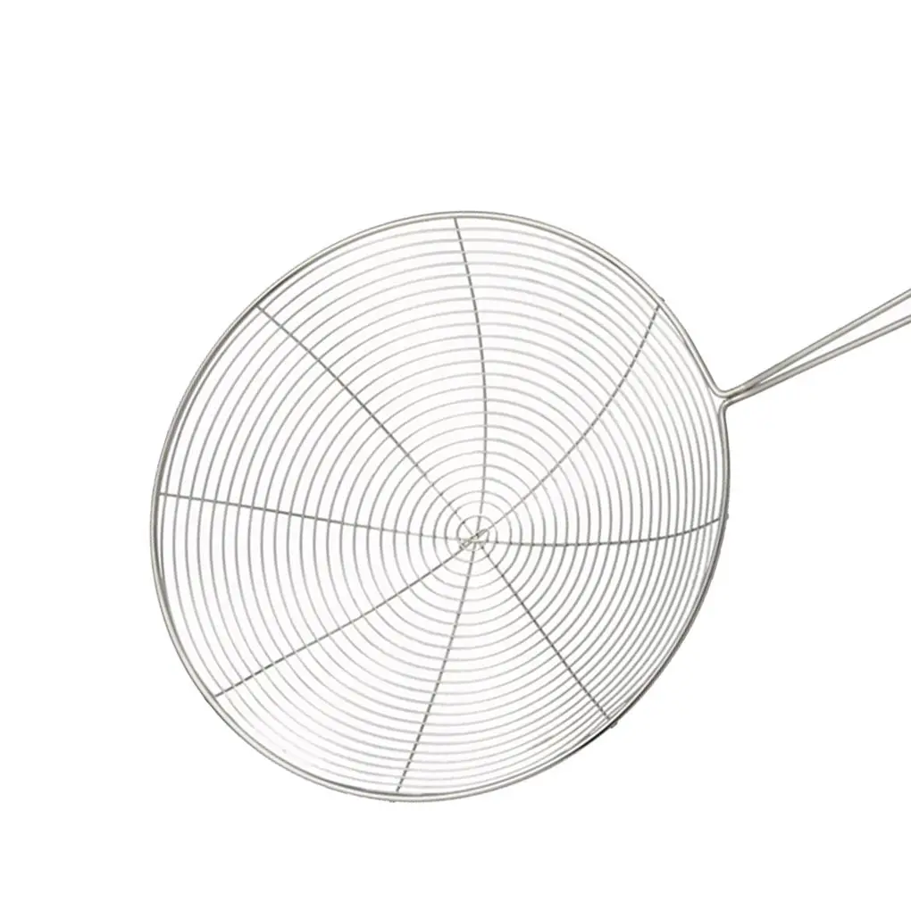 Solid Spider Strainer Skimmer Ladle Stainless Steel Kitchen Utensil Tool French Fries Fish Frying Utensil