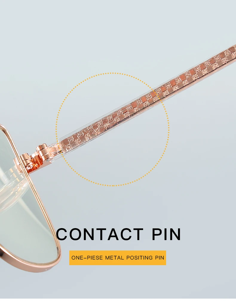 Mode Frauen Katzenauge Vollrand Legierung Brille Rahmen für weibliche verschreibung pflicht ige Brillen optische Brille für Frau – Detail 5