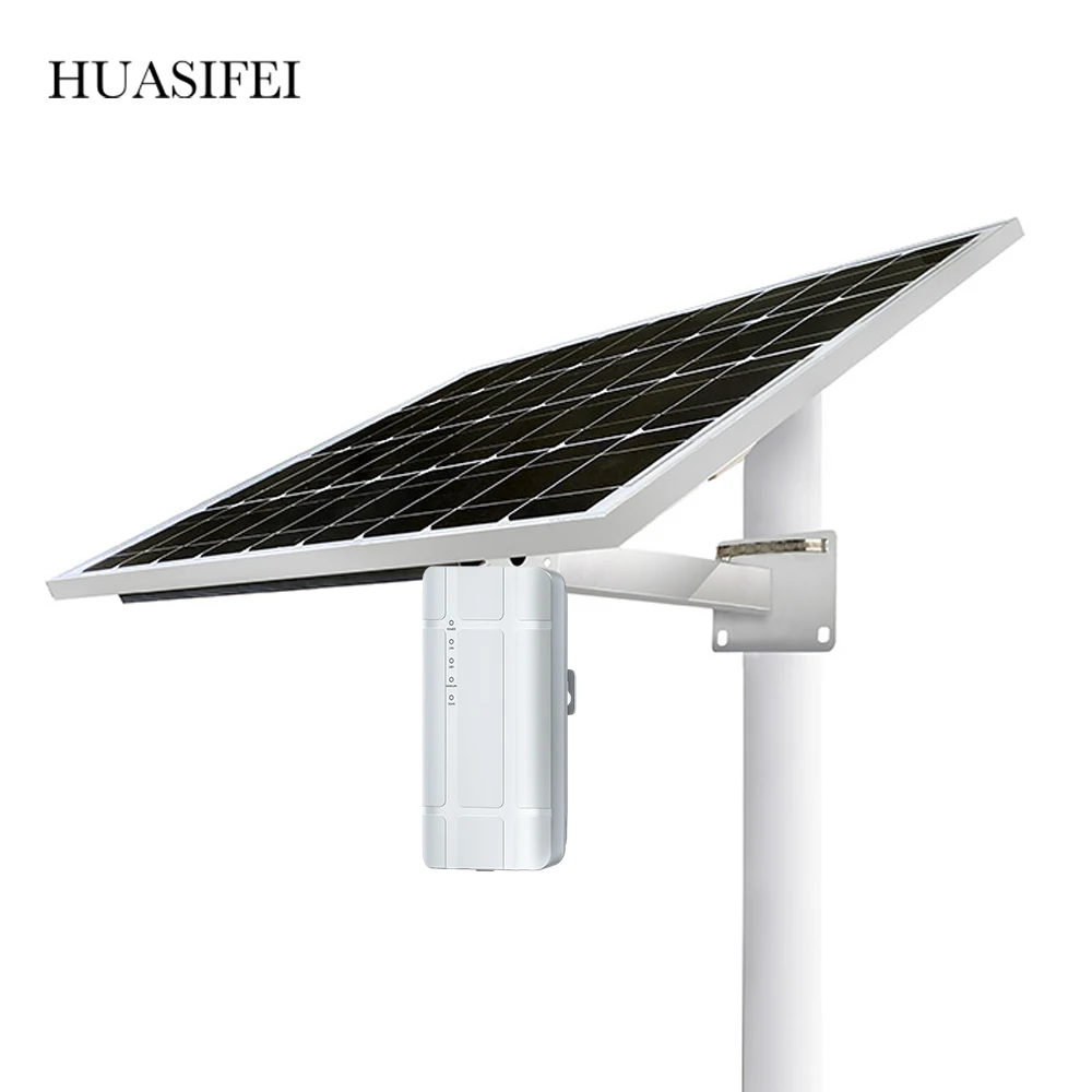 HUASIFEI Factory Wireless Wifi Router With Solar Power SIM Card Slot 4G Lte Router Dual/Wireless 4g Solar Router