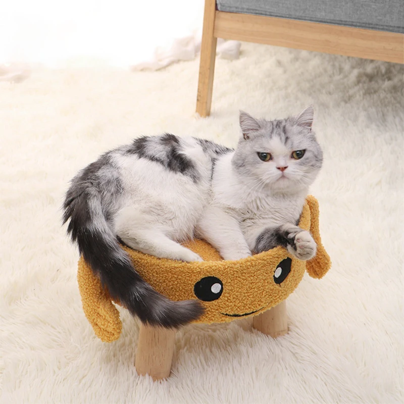 New Keep Warm Cat Tree Climbing House Hammock Plush Bed For Sofa Bed  Lounger Cushion Cats Pet Products Accessories Basket