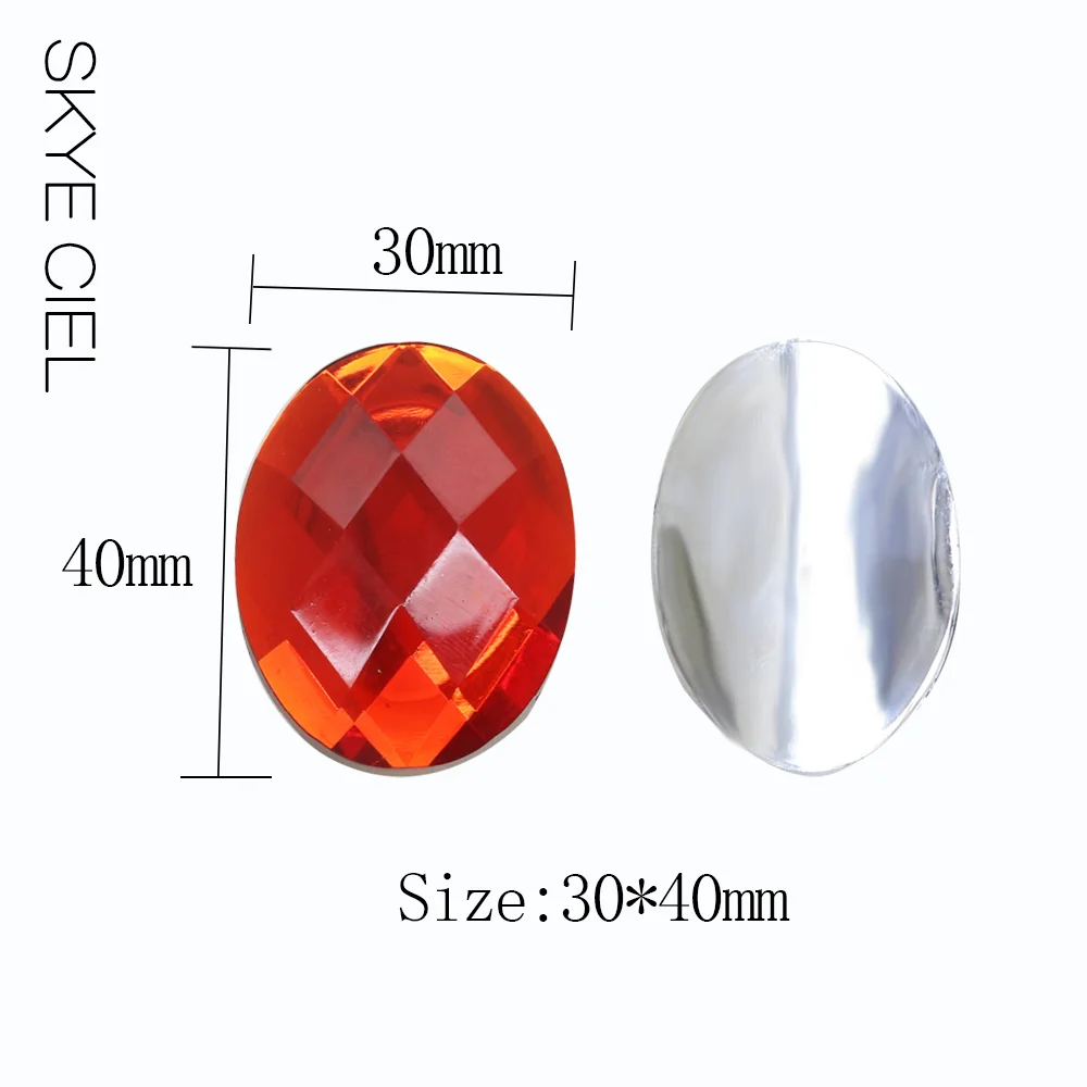 SKYE CIEL Sale Price 10Pcs/Lot 15*20MM 4-hole Sewing Jewelry Accessories Handwork Fitting Rhinestones Embellishments Caps Decor