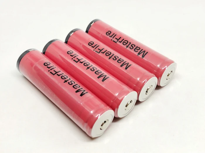 

MasterFire 4pcs/lot Original Protected 18650 Rechargeable Lithium Battery 3.7V 2600mAh Cameras Flashlights Batteries Cell