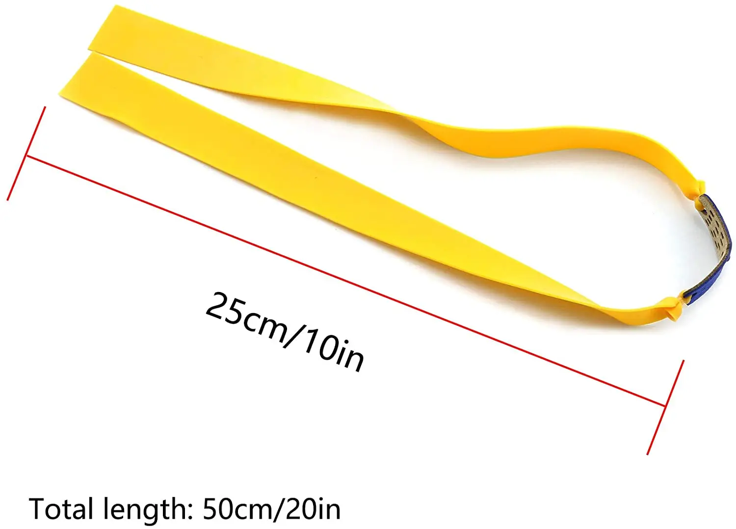 12pcs Folding Yellow Flat Elastic Band 0.75mm 0.65mm 0.8mm Thickness Replacement Flat Rubber Bands for Slingshot Catapult