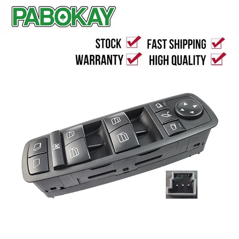 Car styling Good Quality Black Window Master Switch For Benz ML350 W251 X164 GL450 R350 No. A2518300390 2518300390