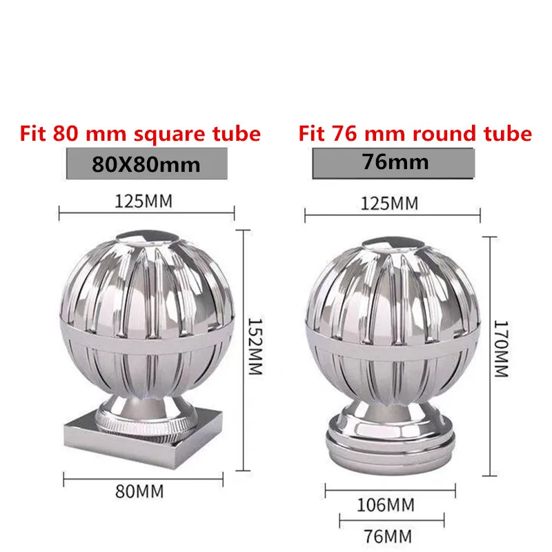 Stainless steel connecte 304 round seat ball, square seat ball, welded hollow ball, stair handrail, outdoor guardrail decoration