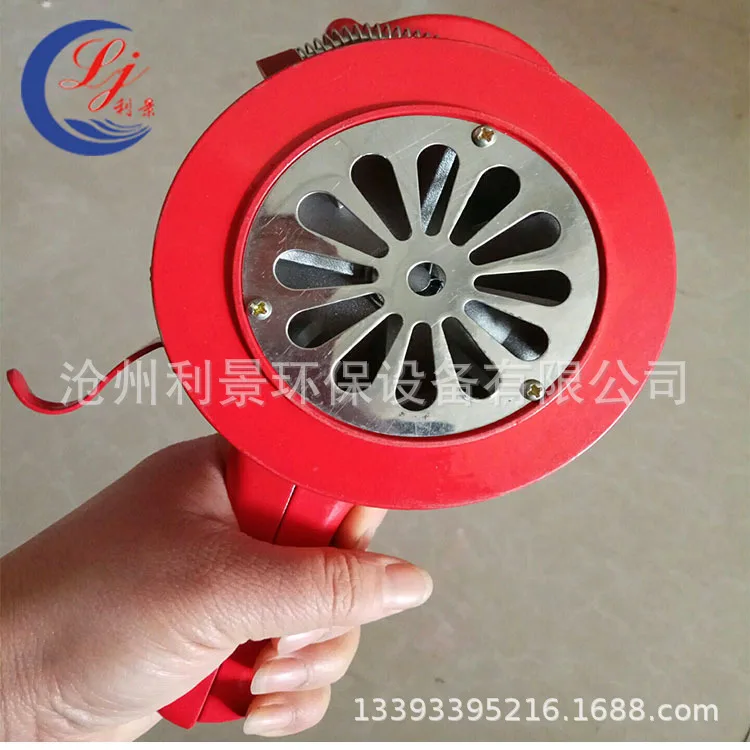 Aluminum Hand-Crank Operated Emergency Alarm Siren Manual Outdoor Alarm Loud 110db Y