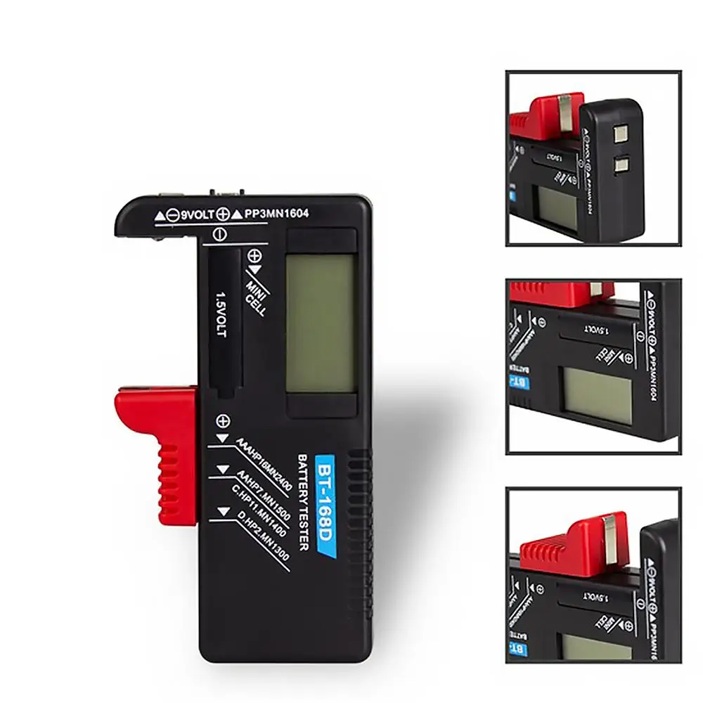 Hot！BT-168 PRO Digital Battery Capacity Tester for 18650 14500 Lithum 9V 3.7V 1.5V Cell C D Batteries Tester M05 20 Dropship