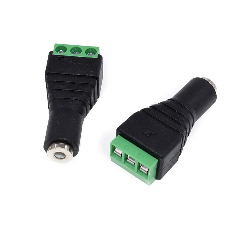1PCS 3.5 Jack Connector Stereo Adapter 3.5mm Audio Mono Channel Plug To Screw Terminal Audio Mono Channel Plug