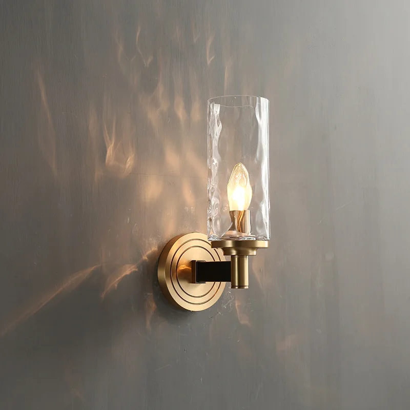Modern Lustre Crystal Wall Lamps Bronze Bedroom Led Wall Lights Fixtures Living Room Wall Light Corridor Wall Sconce Home Decor