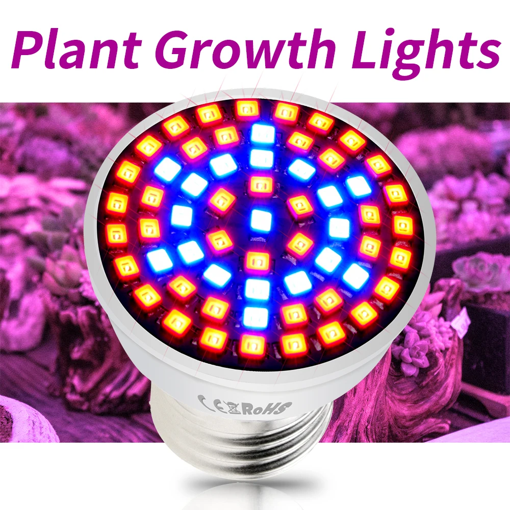 E14 Led Grow Tent Phyto Light GU10 Led Full Spectrum E27 Plant Lamp MR16 hydroponics Led Lights For Indoor Growing Box Lamp B22