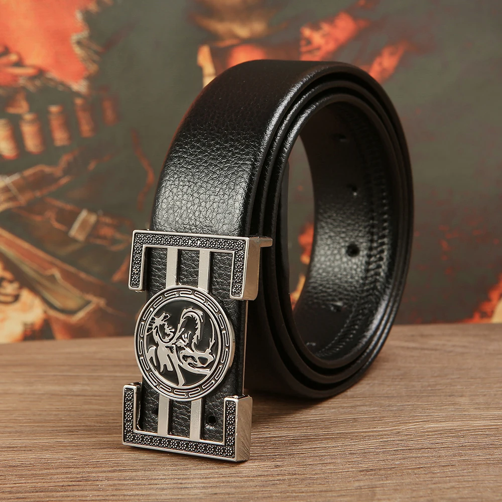 

New product belt men's PU leather belt men's business casual all-match belt