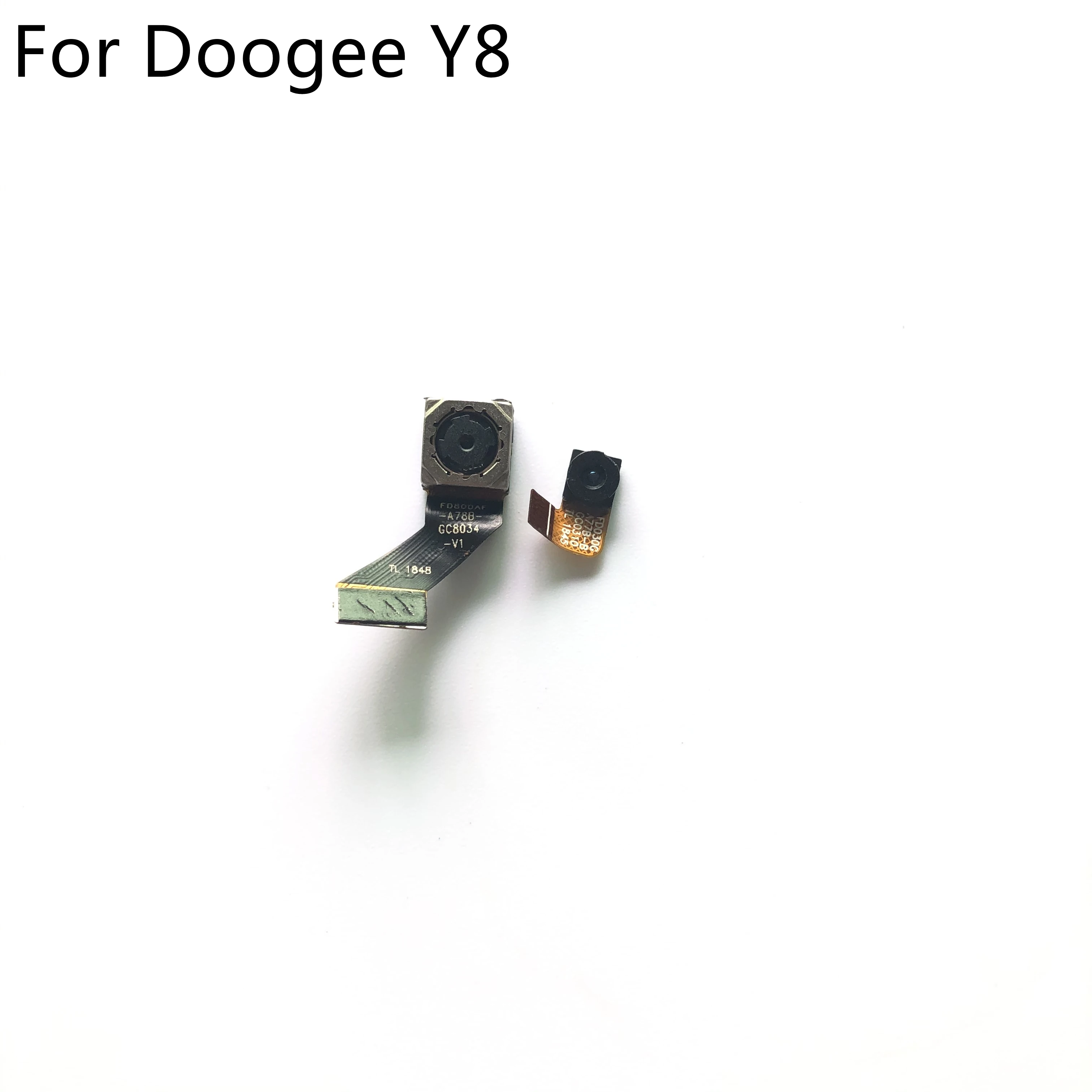 

DOOGEE Y8 Back Camera Rear Camera 8.0+5.0MP Module For DOOGEE Y8 MTK6739 Quad-Core 6.1 inch 1280*600 Smartphone