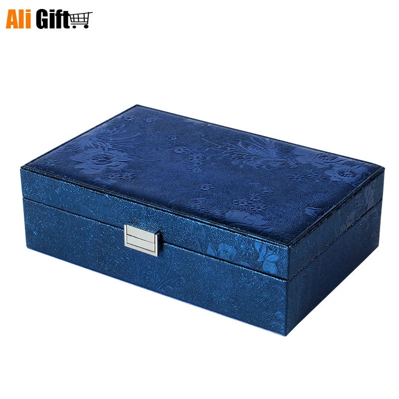 Jewelry Box Large-capacity Household Jewelry Storage Box Jewelry Box Princess European Korea Necklace Earrings Box Simple Gift