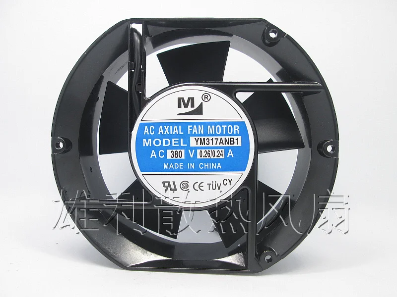 

380V 0.26A 17251 YM317ANB1 150 * 172 * 51MM Cabinet Axial Cooling Fan