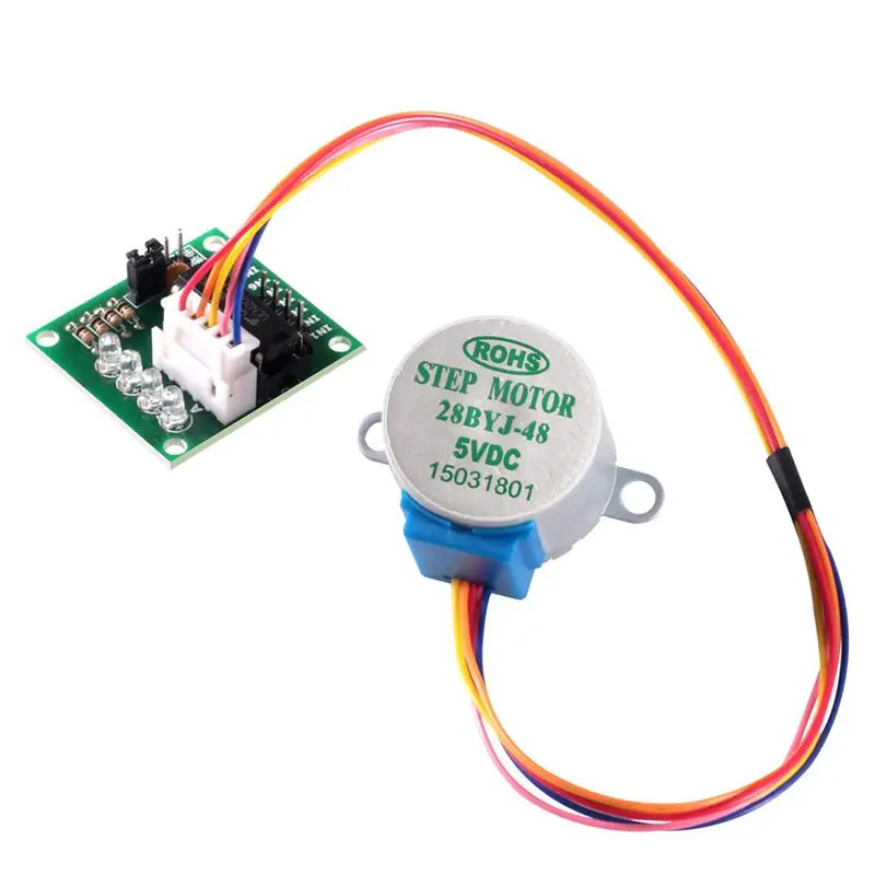 A Set 28BYJ-48 ULN2003 5V Stepper Motor + ULN2003 Driver Board for Arduino