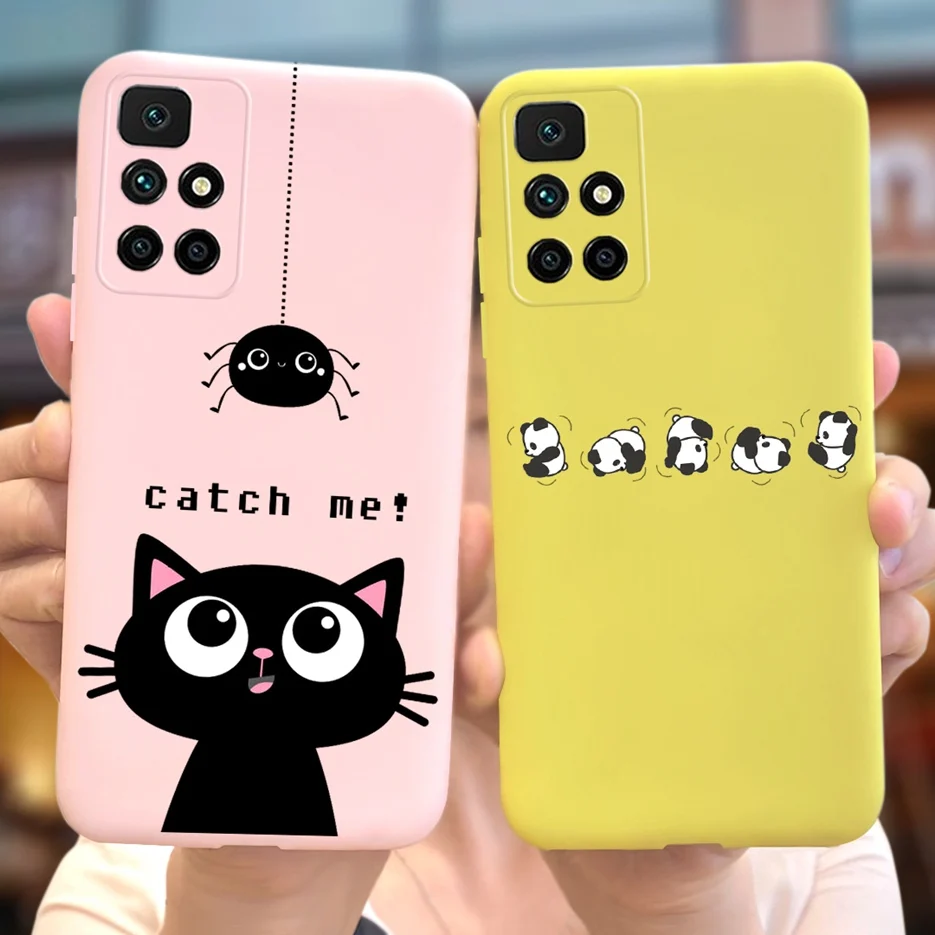 For Xiaomi Redmi 10 Case Cute Panda Cartoon Cover Soft Silicone Phone Case For Xiaomi Redmi 10 Redmi10 Cover Fundas Coque Bumper
