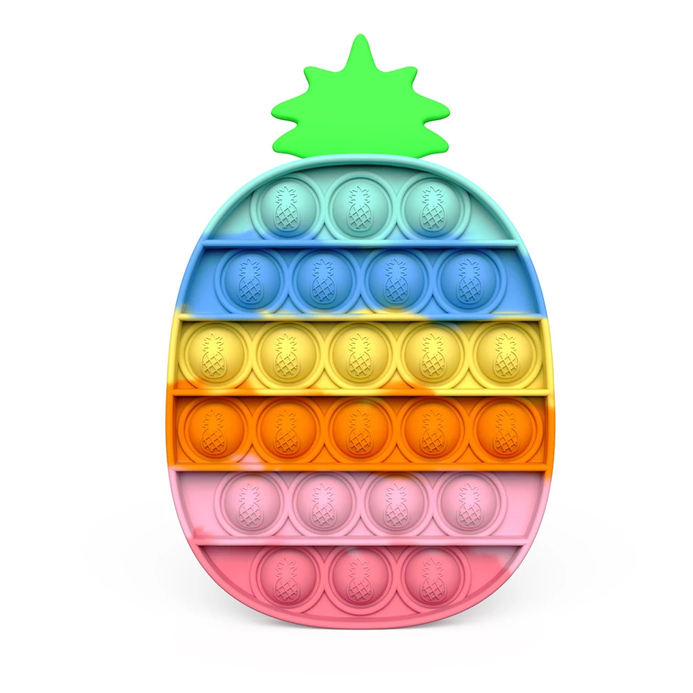 Rainbow Push Bubble Stress Reliever Toys For adults and Children To Relieve Stress, Suitable For Autism Needs Thrust Toys