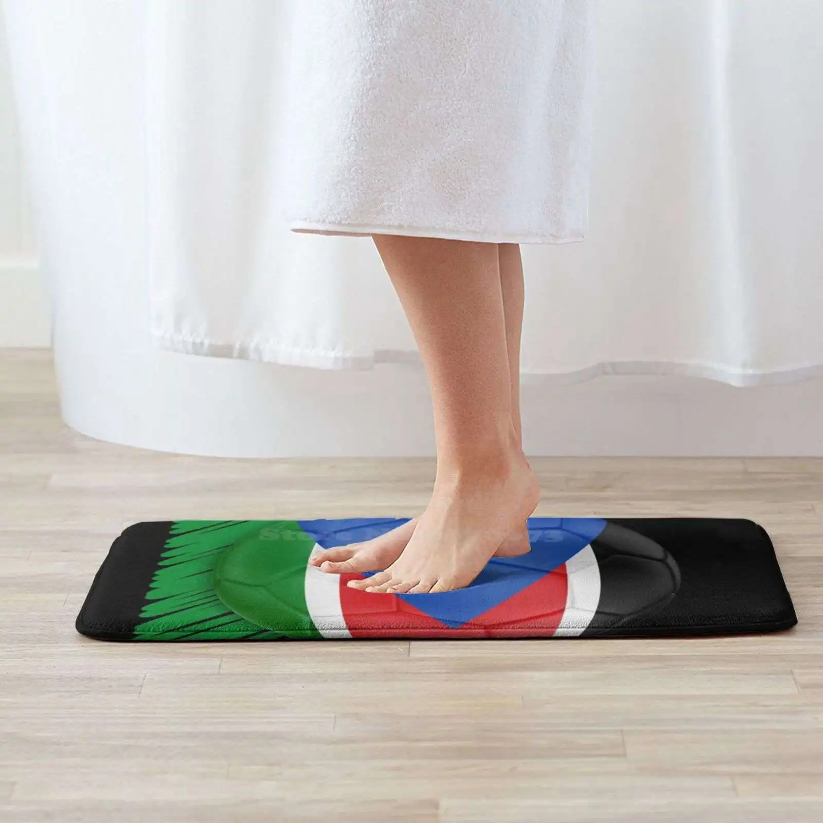 South Sudan Football Country Flag Soft Cushion Home Carpet Door Mat Car Rug South Sudanese National Flag Competition Sports