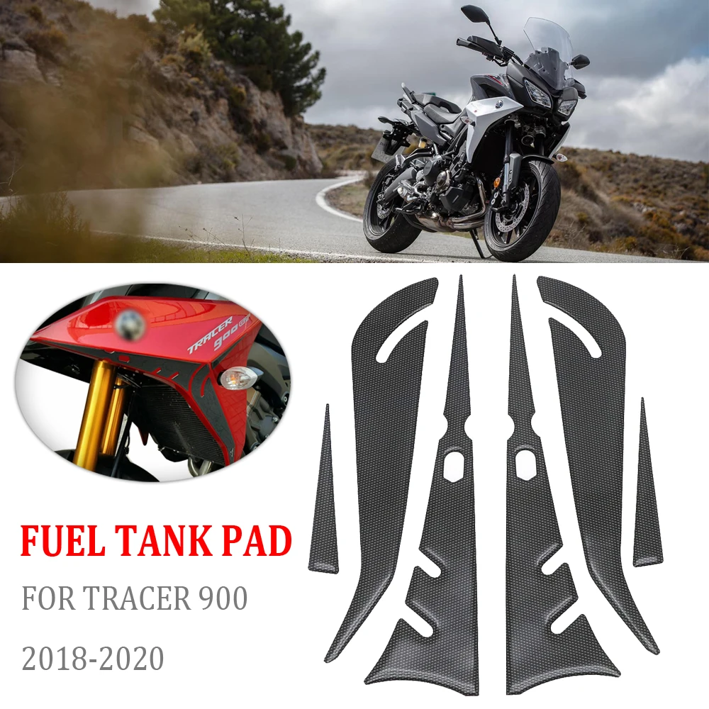 

FOR YAMAHA TRACER 900 MT-09 Tracer900 2020 2019 2018 Motorcycle Fuel Tank Pad Protector 3D Sticker Decal Fuel Anti-Slip