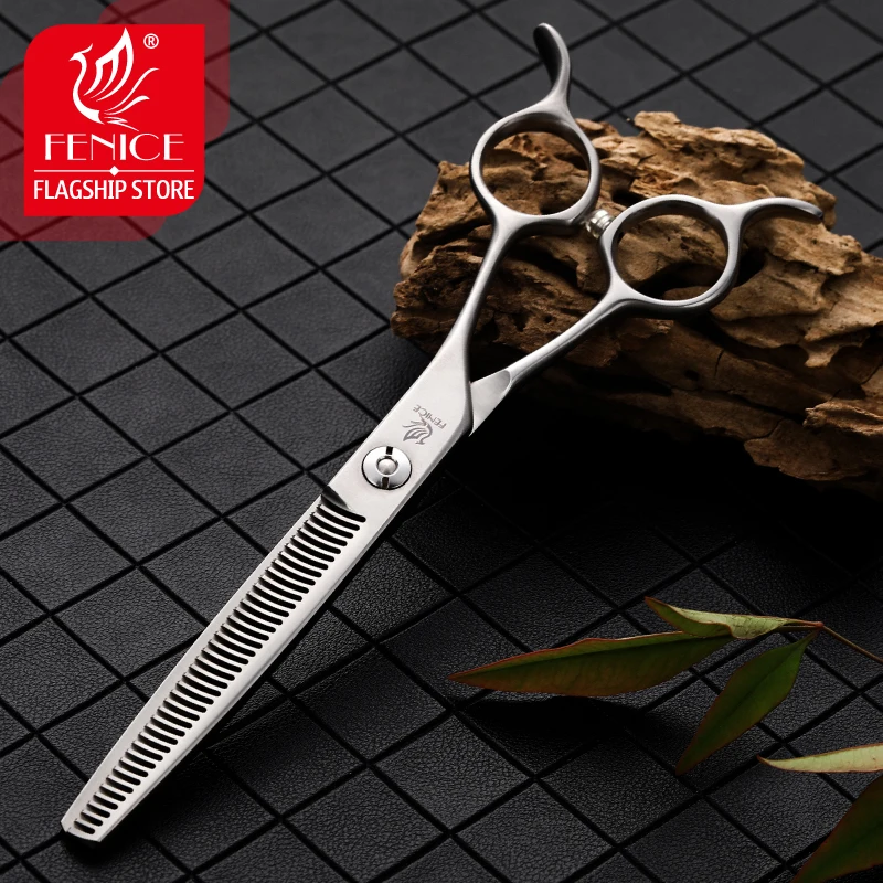 Fenice JP440C 6.5 Inch Professional Dog Grooming Scissors Shears Pet Thinning Scissors for Dog Beauty Hair Cutting Scissors