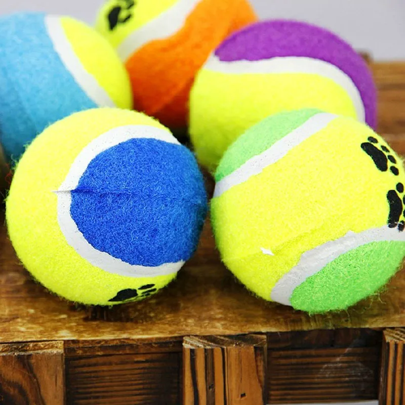 Pet Dog Tennis Ball Toys for Dogs Resistance To Bite Dog Chew Toys Puppy Pet Training Products Accessories Durable Soft