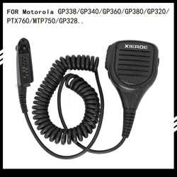 XIERDE-altavoz de mano con micrófono, Radio bidireccional, adecuado para Motorola GP328 PRO5150 GP338 PG380 GP680 HT750 GP340 Walkie Talkie