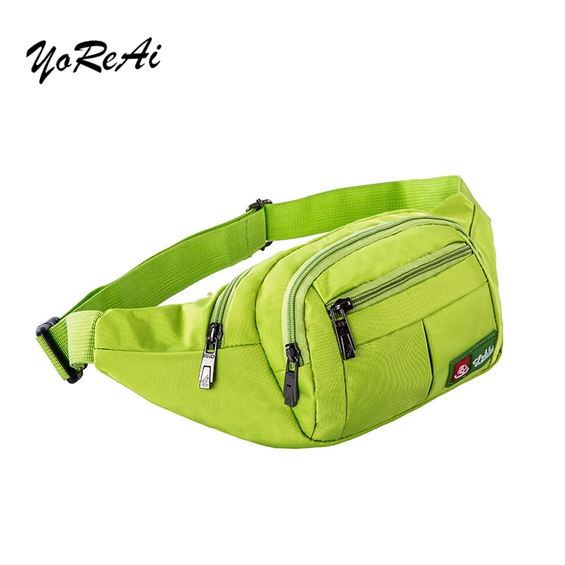 YoReAi waterproof Fanny Pack for Women Fashionable Girl Belt Bags Waterproof Waist bag Small Kidney Men\'s Mobile phone pocket