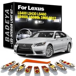 BADEYA Canbus LED Interior Light Kit Signal Lamp For Lexus LS 400 430 460 460L 600h LS400 LS430 LS460 LS460L LS600h 1990-2017