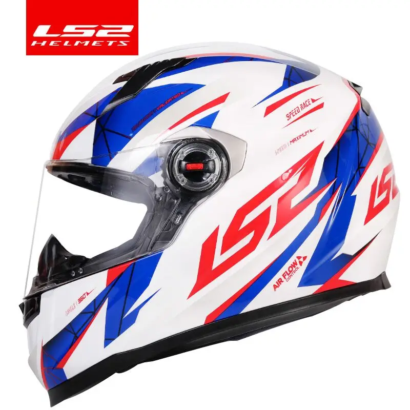 

LS2 FF358 Full Face motorcycle helmet high quality ls2 Brazil flag capacete casque moto helm ECE approved no pump