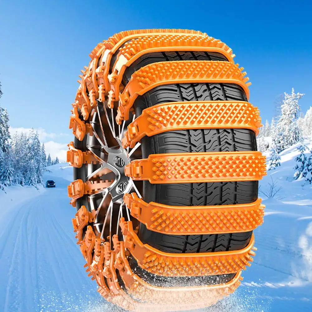 

Car Tire Snow Chains Winter Automobile Wheel Snow Chain Ties Mud Ice Tyre Anti-Skid Belts Emergency Safe Driving Accessories