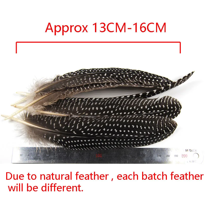 Vampfly 10PCS 13 ~ 16cm Length Natural Color Plume Feather Fly Wing Tail Tying  Material