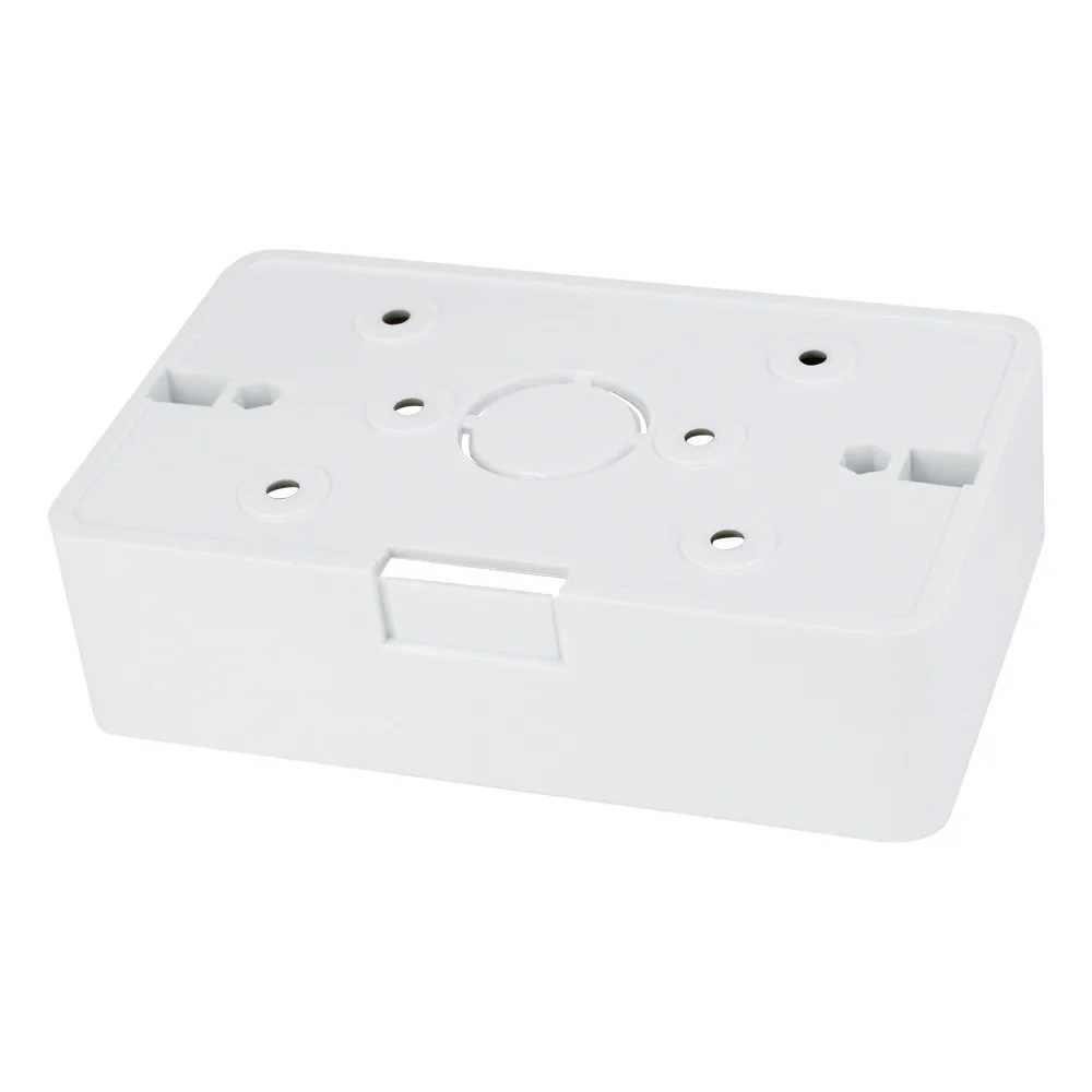 Switch Box External Mounting Box 118mm*74mm*34mm for 118mm Touch Switch and USB Socket For Any Position of Wall Surface