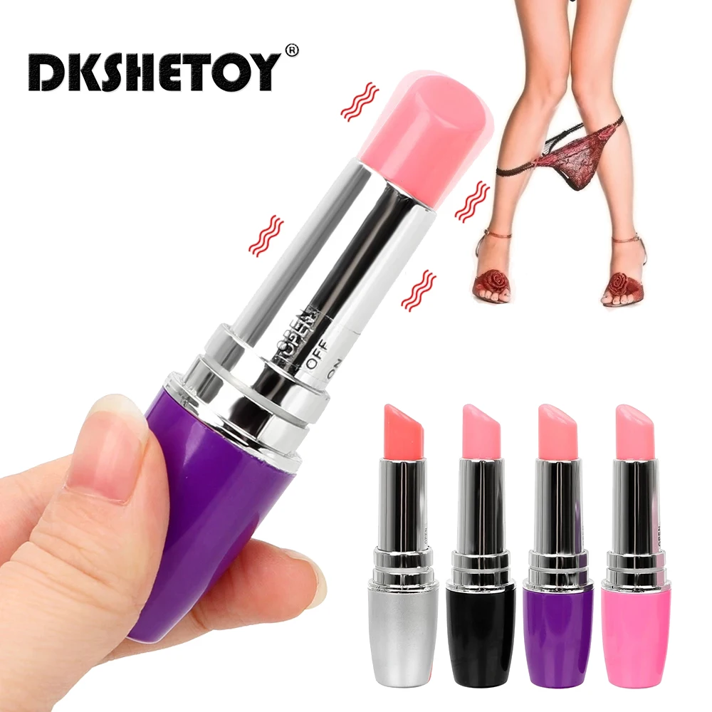 Mini Bullet Vibrator For Women Sex Toys Discreet Lipsticks Vibrating Clitoris Stimulator Lipstick Vibrator Masturbation Sex Shop