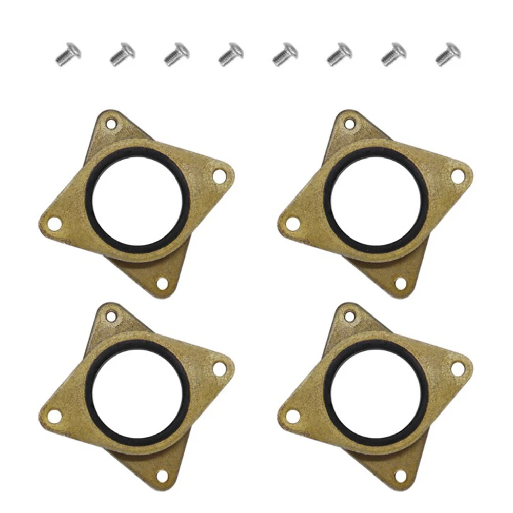 4PCS NEMA 17 Stepper Steel And Rubber Vibration Dampers For 3D Printer Creality CR-10 CR-10S Ender 3