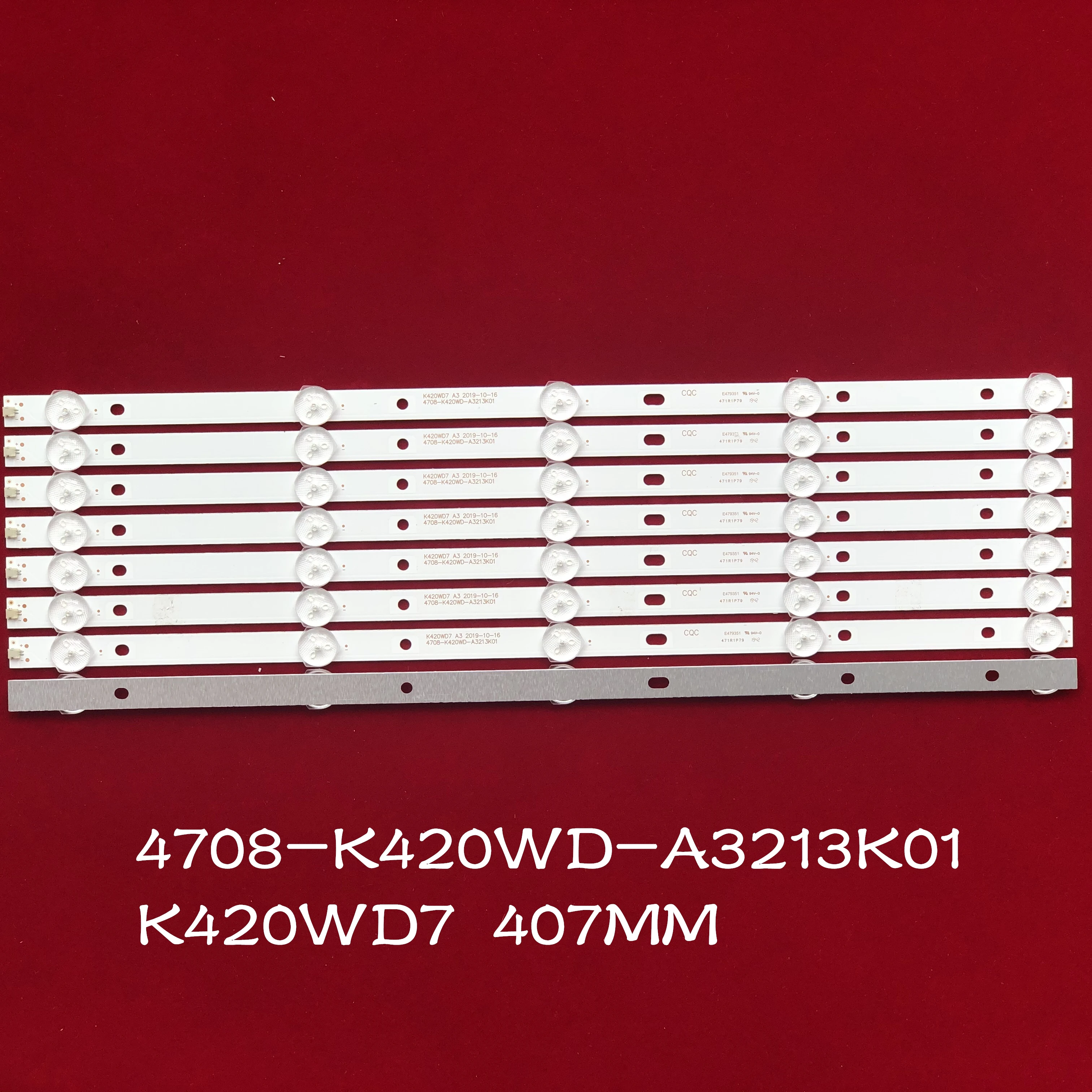 

LED Backlight for LE42D59 LE42D8800 42S61F LE42A60 LE42K39 LE42K50S 42CE3200D K420WD6 4708-K420WD-A3216K01 4708-K420WD-A4213K01