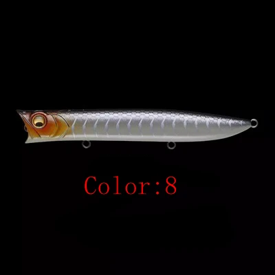 Ooi Guibo 70/85/105/115Mm Oppervlak Drijvende Popper Vissen Lokken 7/9.5/13.5/18G Topwater Kunstmatige Wobbler Voor Bass Harde Aas