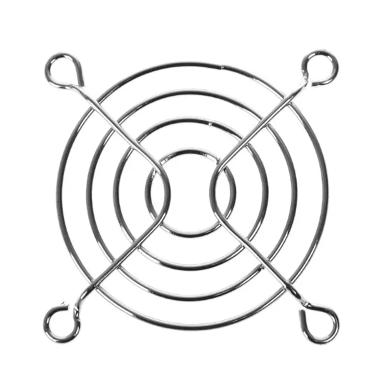 Fan Protection Net Grille 6cm Dia Iron Mesh Safety Grid For Computer Case Fans