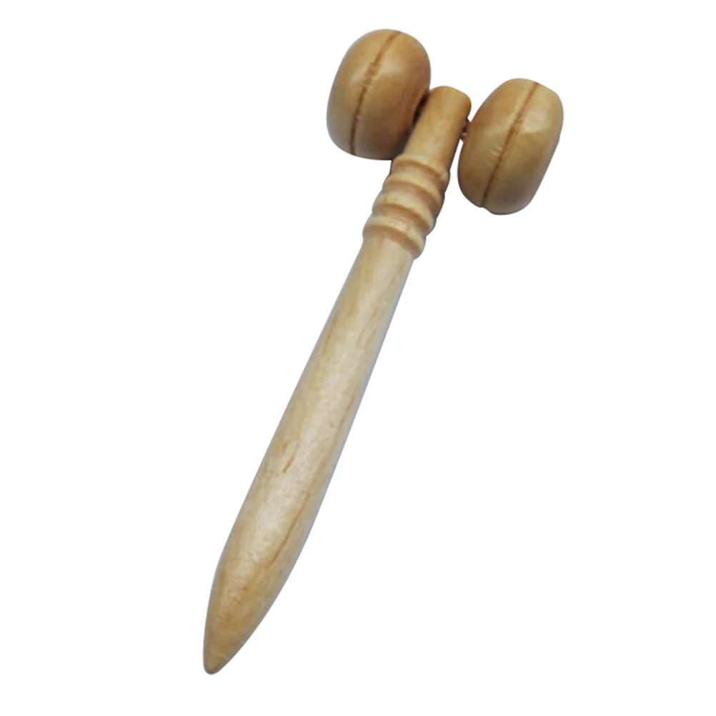 

Wooden Roller Health Massager Reflexology Face Body Stress Relief Relax Spa